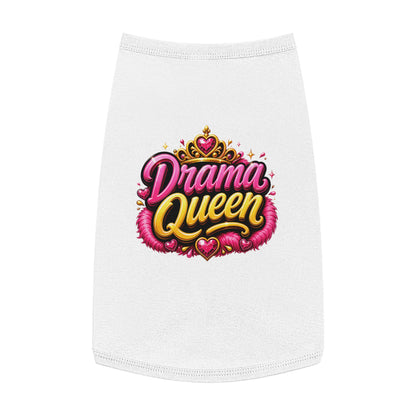 Drama Queen Pet Tank Top — Cute Royalty Dog Shirt