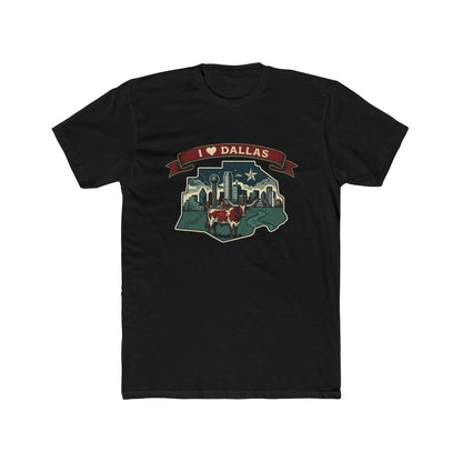 I Heart Dallas Tee — Vintage Dallas Skyline T-Shirt