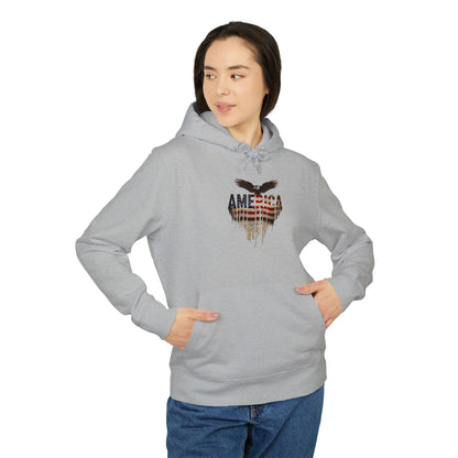 American Eagle Flag Hoodie — Patriotic USA Graphic Pullover