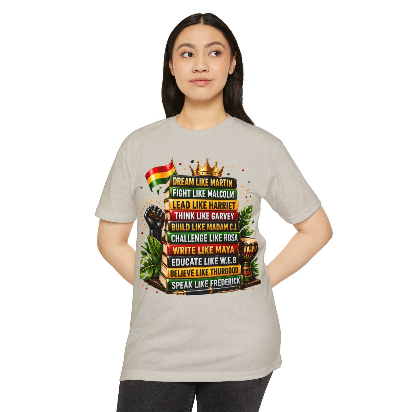 Inspirational Black History Leaders Graphic T-Shirt