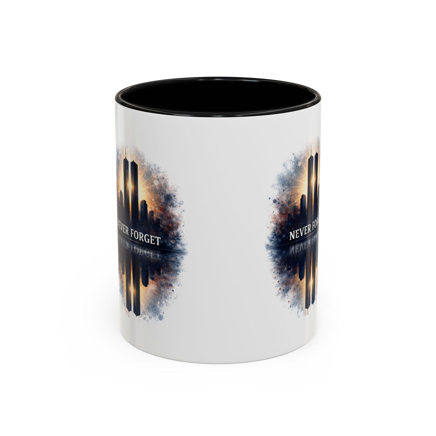 Never Forget 9/11 Memorial Accent Coffee Mug (11/15oz)