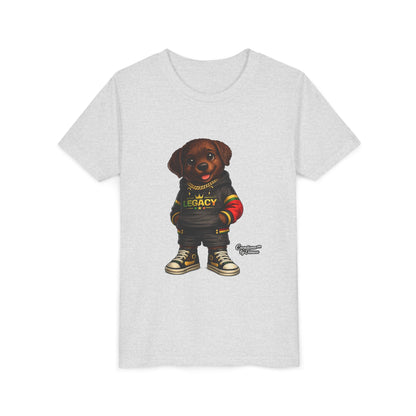 Youth Dog Tee — 'Legacy' Streetwear Puppy Graphic Shirt