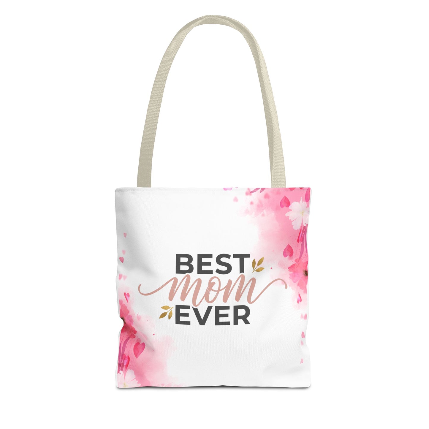 Best Mom Ever Floral Tote Bag