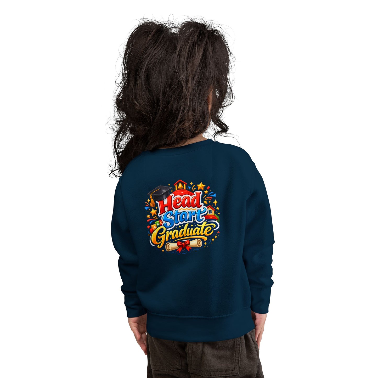 Head Start Graduate Toddler Sweatshirt — Preschool Graduation Crewneck