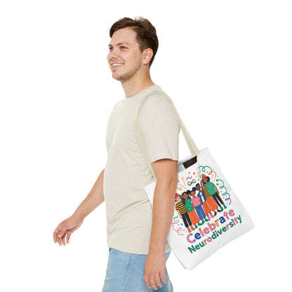 Celebrate Neurodiversity Tote Bag — Inclusive Pride Reusable Shopper