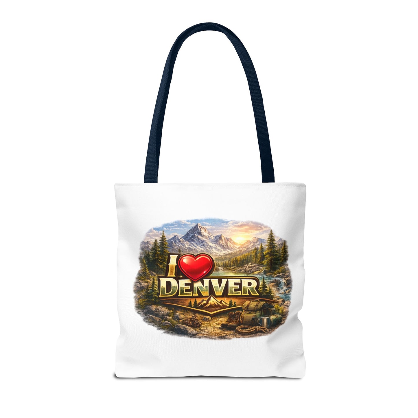 I  Denver Scenic Tote Bag — Colorado Mountain Travel Souvenir