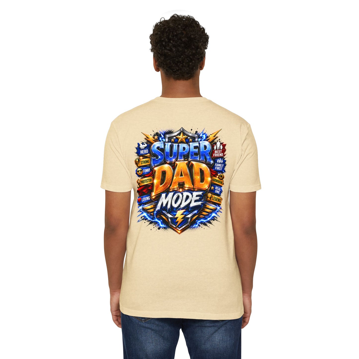 Super Dad Mode T-Shirt — Bold Father’s Day Graphic Tee