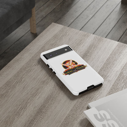 Wisdom and Theology Phone Case — Christian Dove & Cross Protective Tough Case