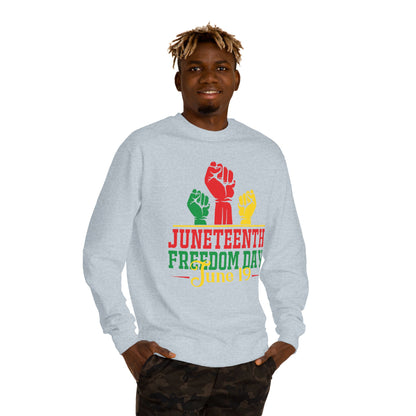 Juneteenth Freedom Day Sweatshirt — June 19 Celebration Crew