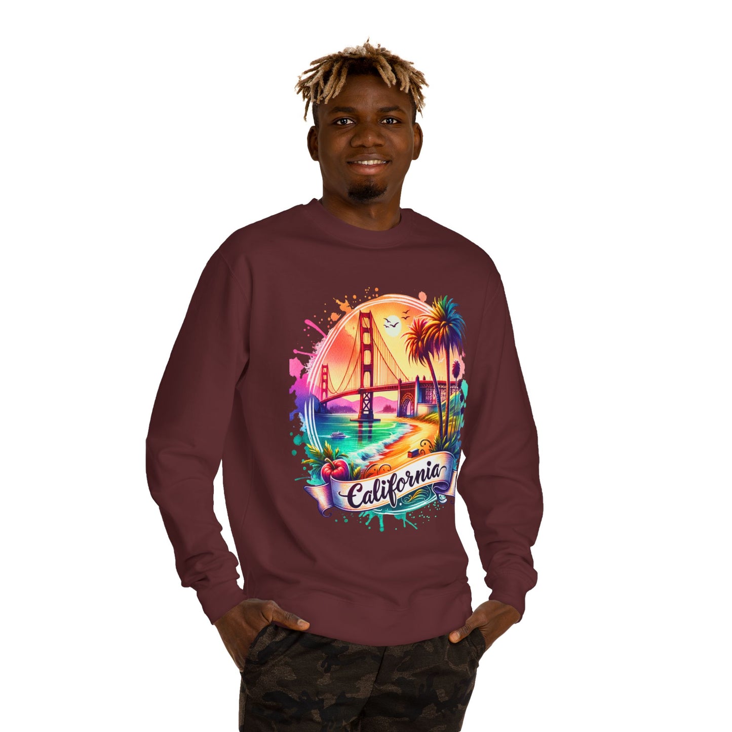 California Sunset Crewneck Sweatshirt