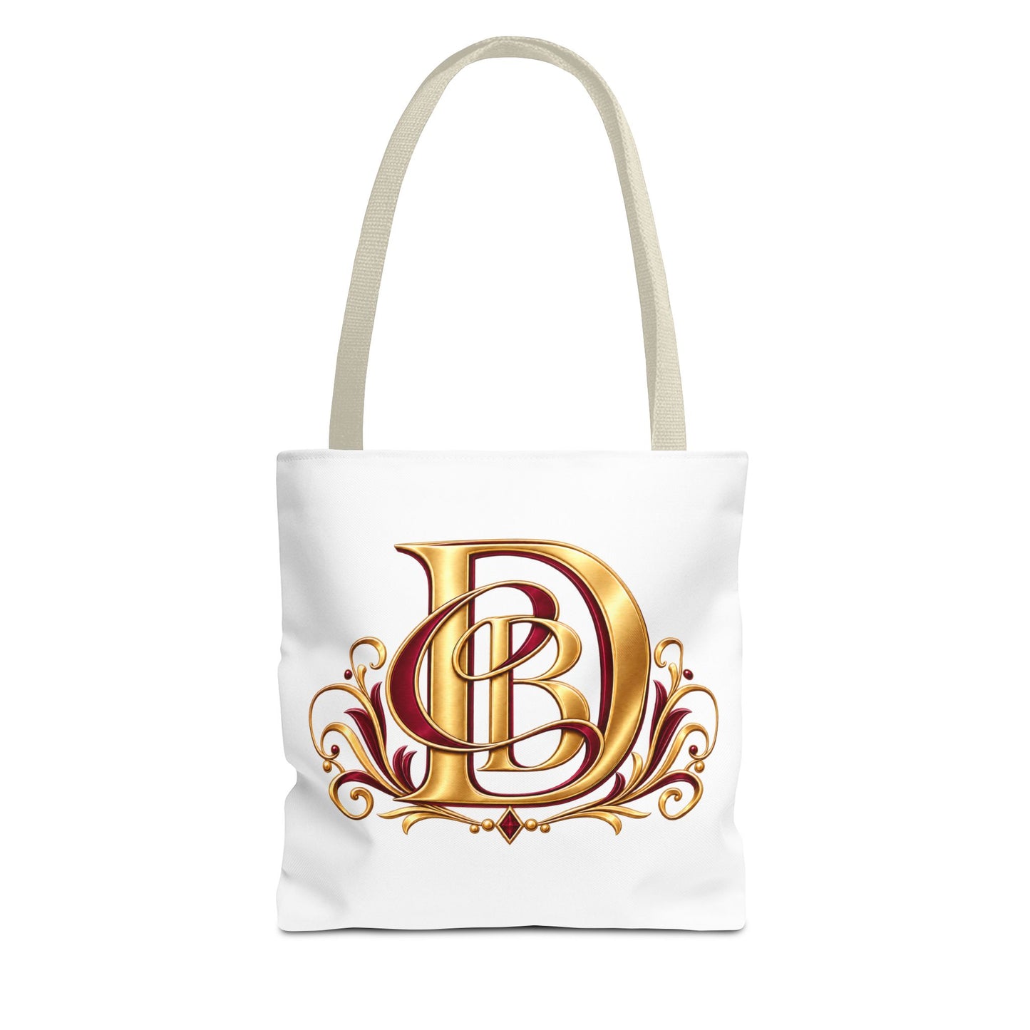 Monogram D Gold Ornate Tote Bag