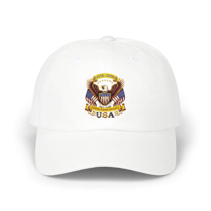 USA Eagle Dad Cap — Embroidered Patriotic Vintage Baseball Hat