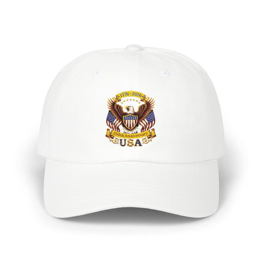 USA Eagle Dad Cap — Embroidered Patriotic Vintage Baseball Hat