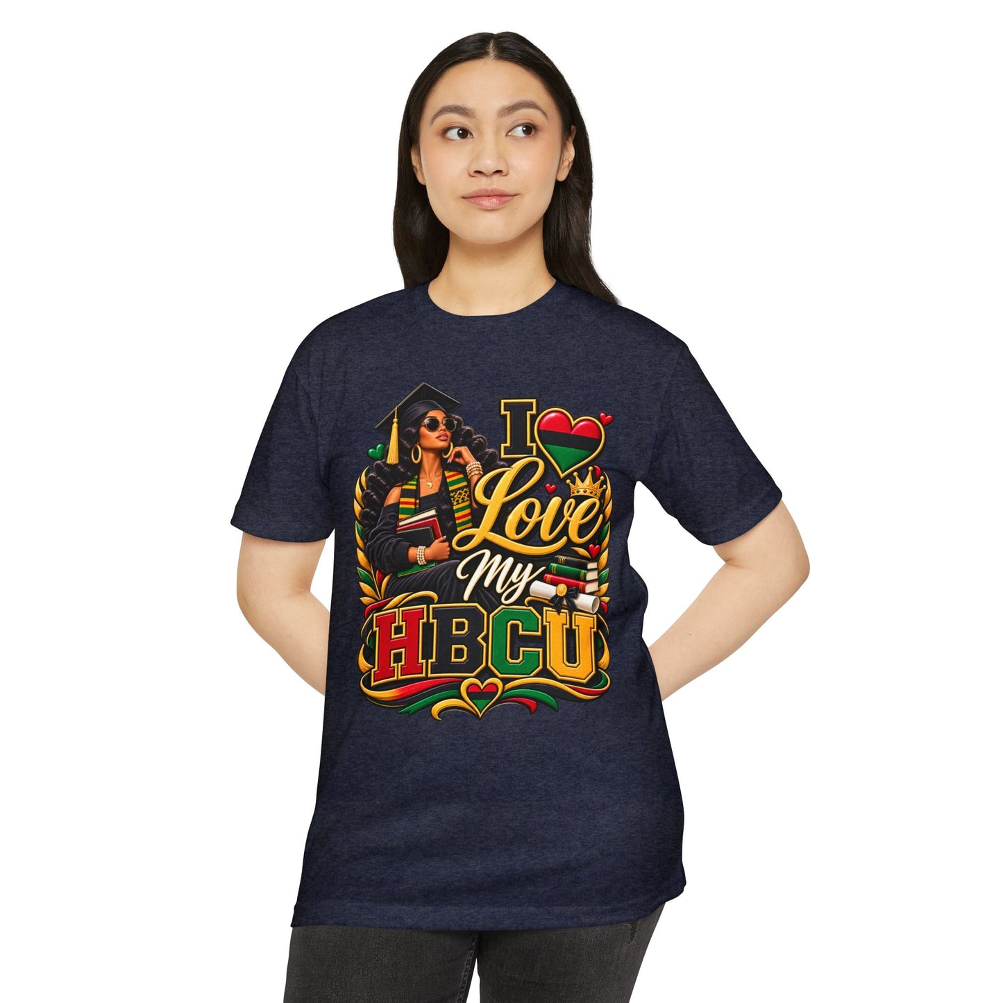 I Love My HBCU T-Shirt — Black Graduate Pride Graphic Tee