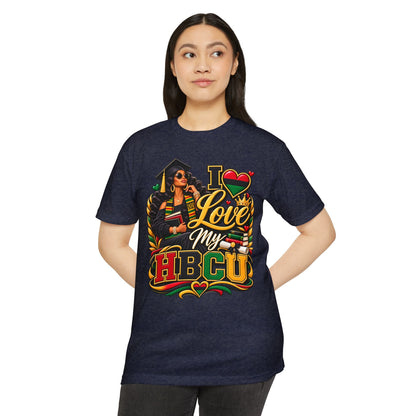 I Love My HBCU T-Shirt — Black Graduate Pride Graphic Tee
