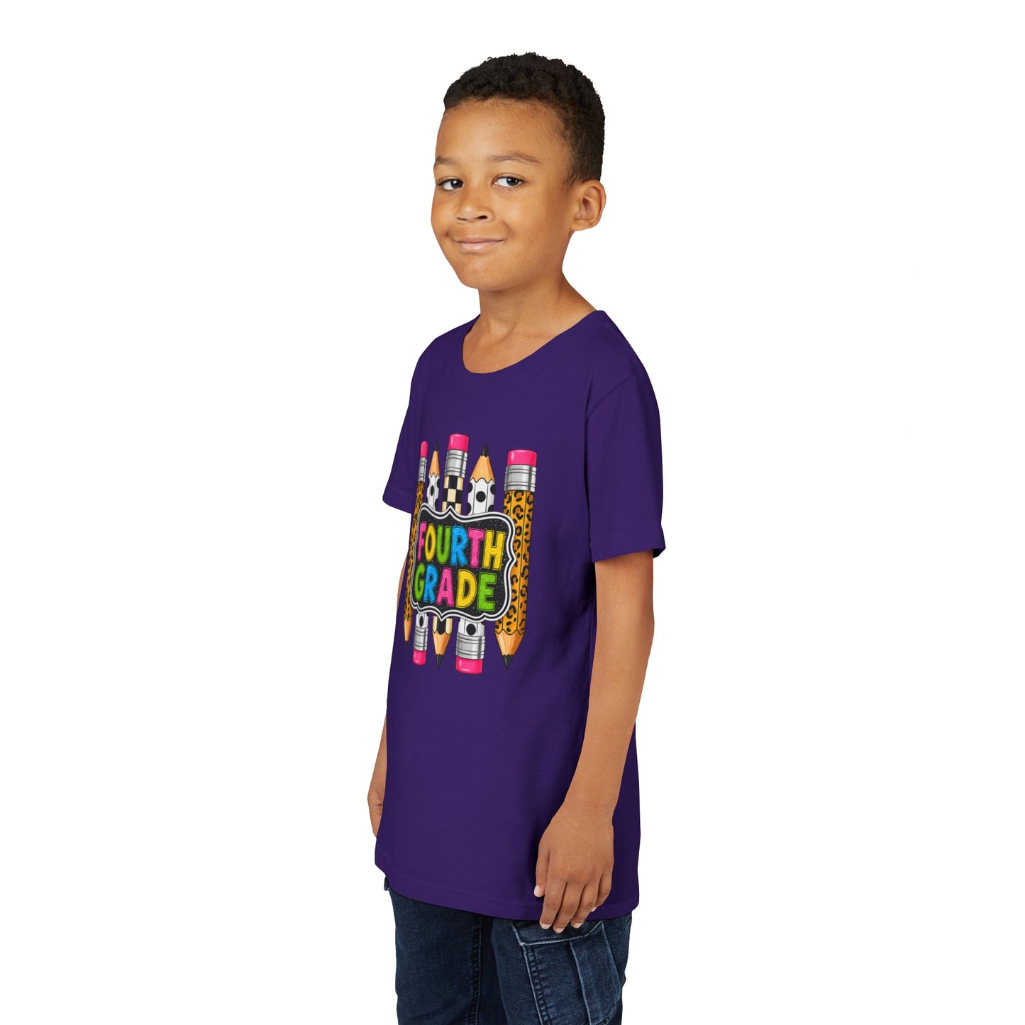 Fourth Grade Pencil Kids Tee – Back to School Youth Shirt