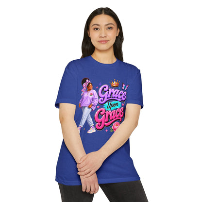 Grace Upon Grace T-Shirt — Inspirational Girl Faith Tee