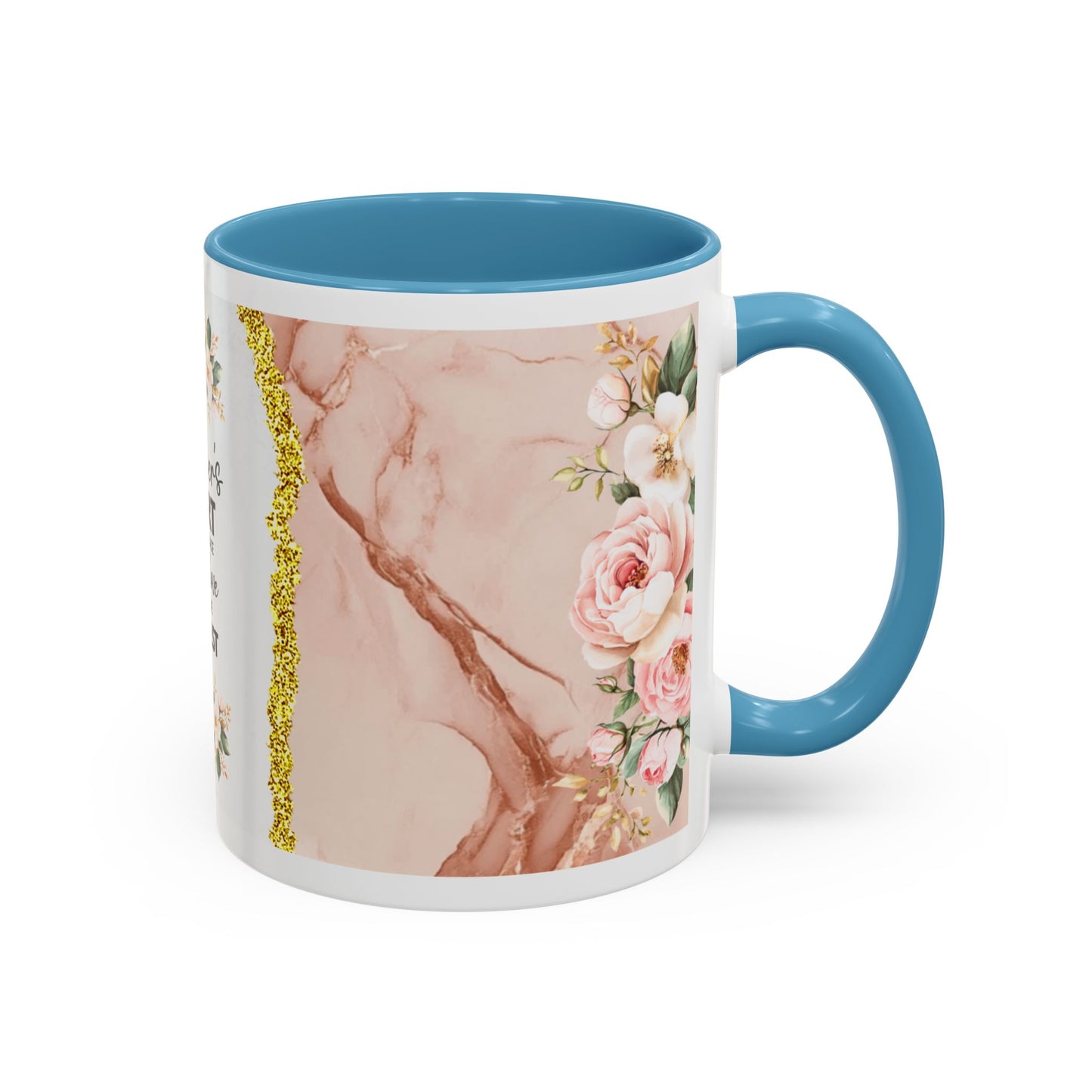 Mother's Heart Floral Accent Coffee Mug – “A Mother's Heart…Where Love Speaks the Loudest” (11/15oz)