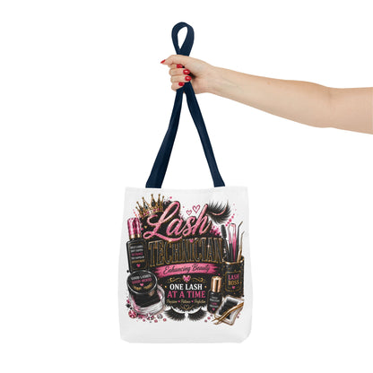 Lash Technician Tote Bag – 'One Lash at a Time' Beauty Cosmetics Canvas Tote