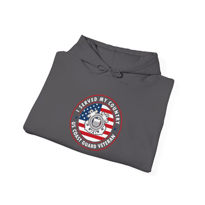I Served My Country US Coast Guard Veteran Hoodie