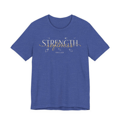 Strength & Softness Tee — Inspirational Women's Faith Graphic T‑Shirt