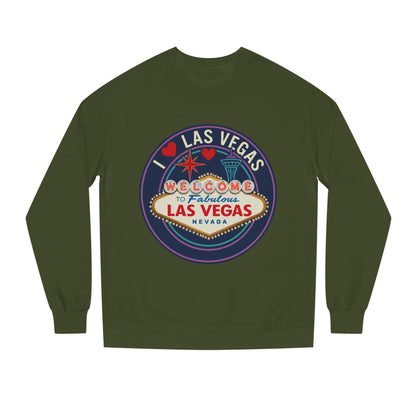 Las Vegas Welcome Sign Sweatshirt – Retro "I  Las Vegas" Crewneck