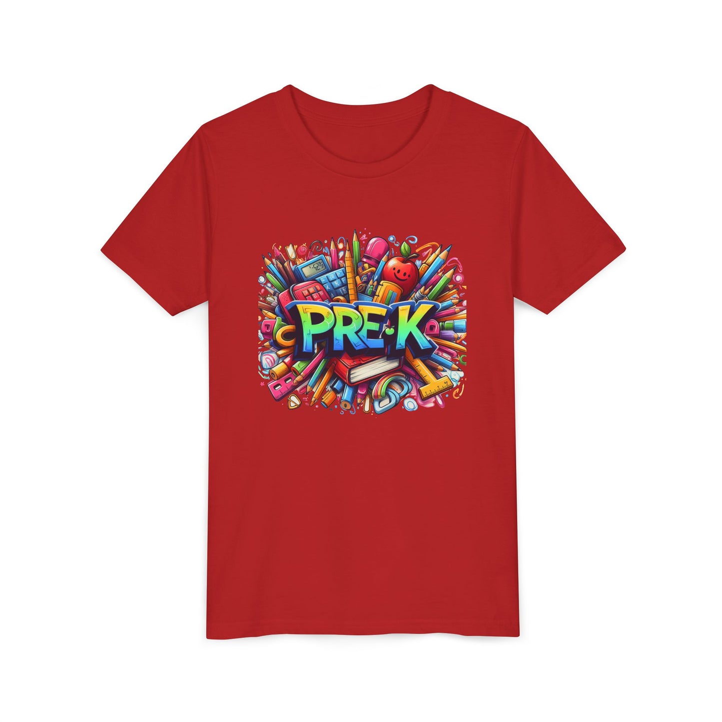 PRE-K Kids Tee — Colorful Back-to-School Pre-K Shirt for Preschoolers
