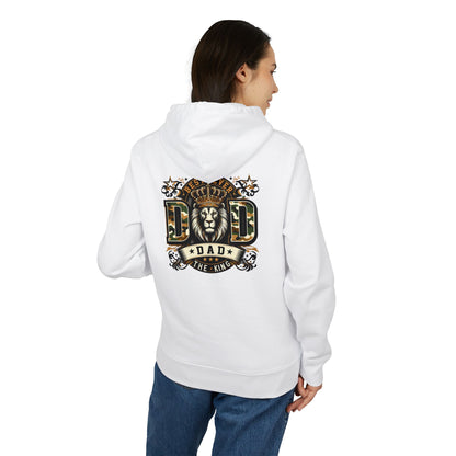 Dad The King Lion Hoodie — Father's Day Vintage Crest Sweatshirt