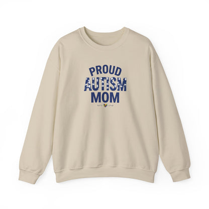 Proud Autism Mom Crewneck Sweatshirt