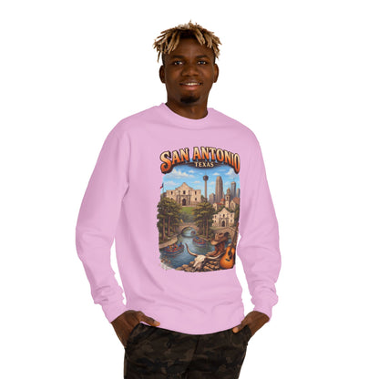 San Antonio Riverwalk Sweatshirt — Texas Travel Scenic Crewneck