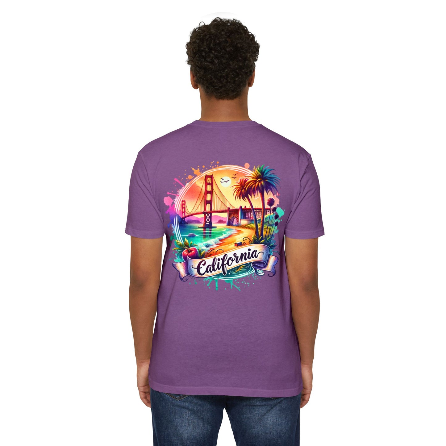 California Sunset T-Shirt — Golden Gate Palm Beach Graphic Tee