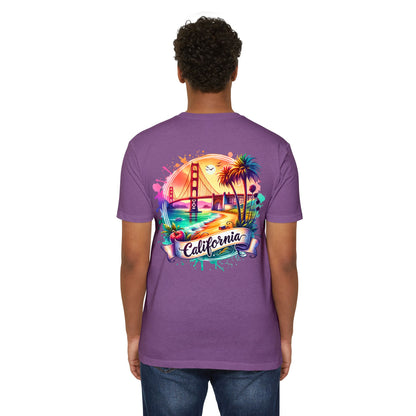 California Sunset T-Shirt — Golden Gate Palm Beach Graphic Tee
