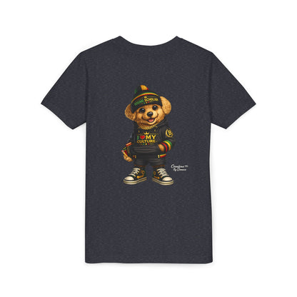 Youth Bear Graphic Tee – "I Love My Culture" Urban Streetwear