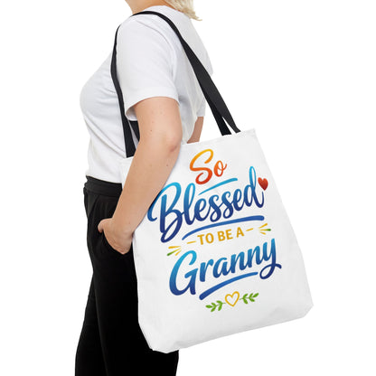 So Blessed to Be a Granny Tote Bag — Gift Tote for New Grandmothers