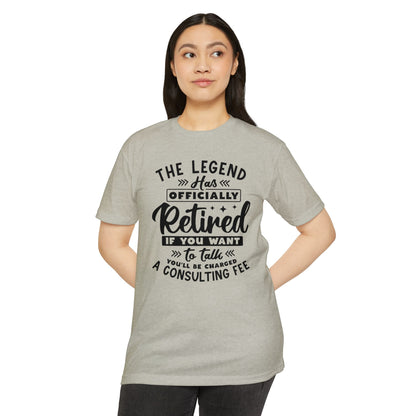 Retired Legend T-Shirt — "The Legend Has Officially Retired" Retirement Gift Tee