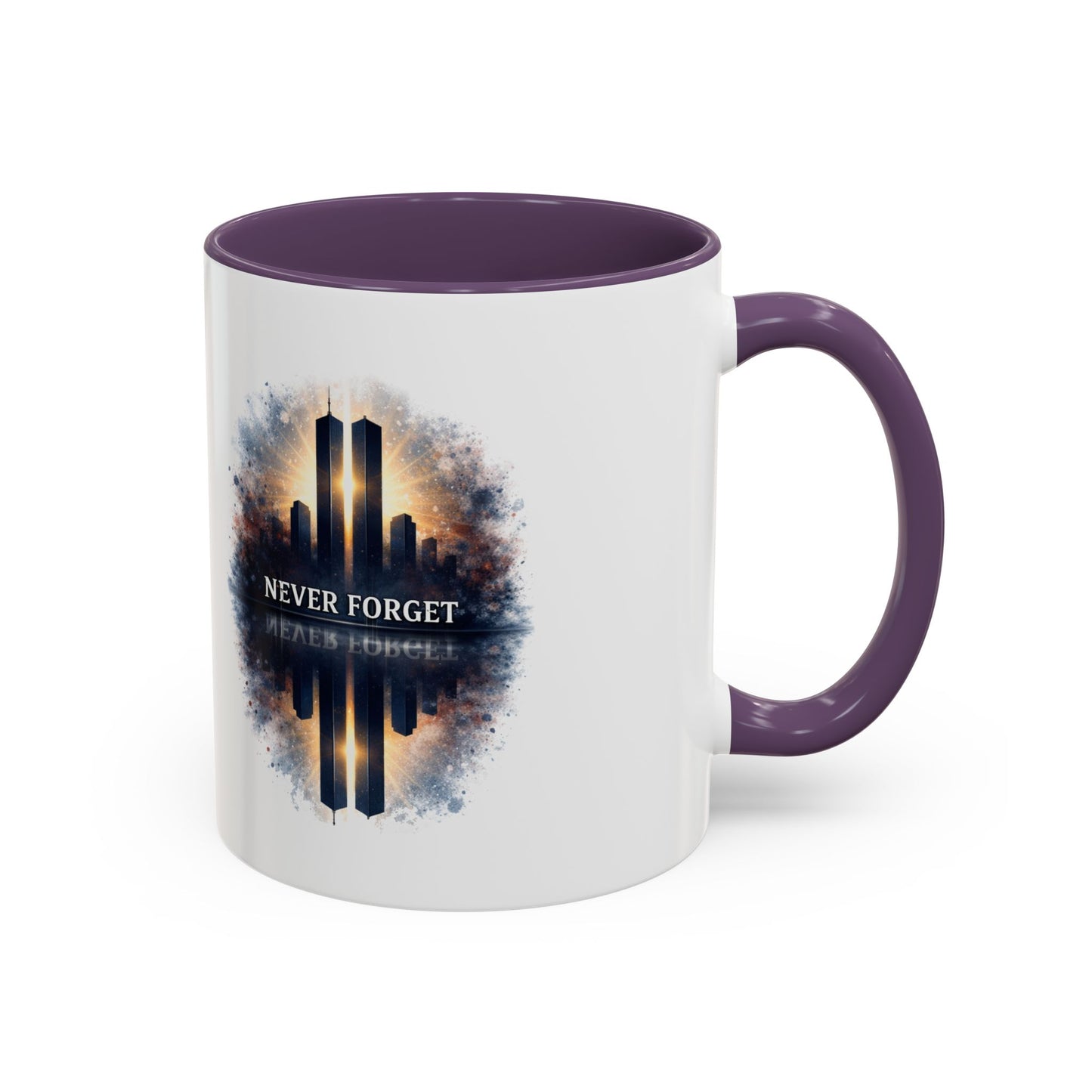 Never Forget 9/11 Memorial Accent Coffee Mug (11/15oz)