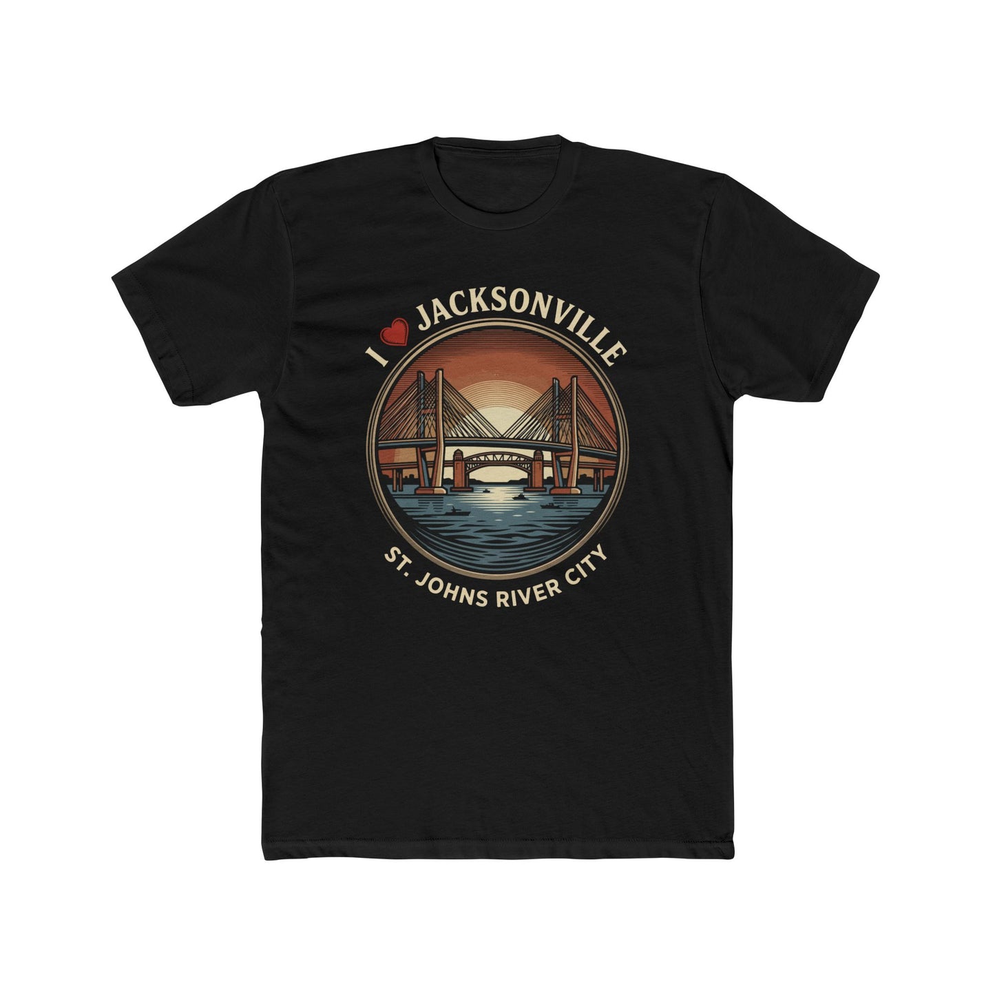 Jacksonville St. Johns River City Tee — I  Jacksonville Graphic T-Shirt