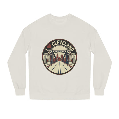 Cleveland Skyline Sweatshirt — I  Cleveland Retro City Crewneck