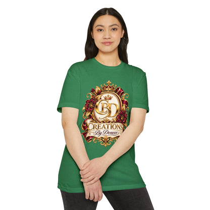 T-Shirt — 'Creations By Denece' Ornate Crest Graphic Tee