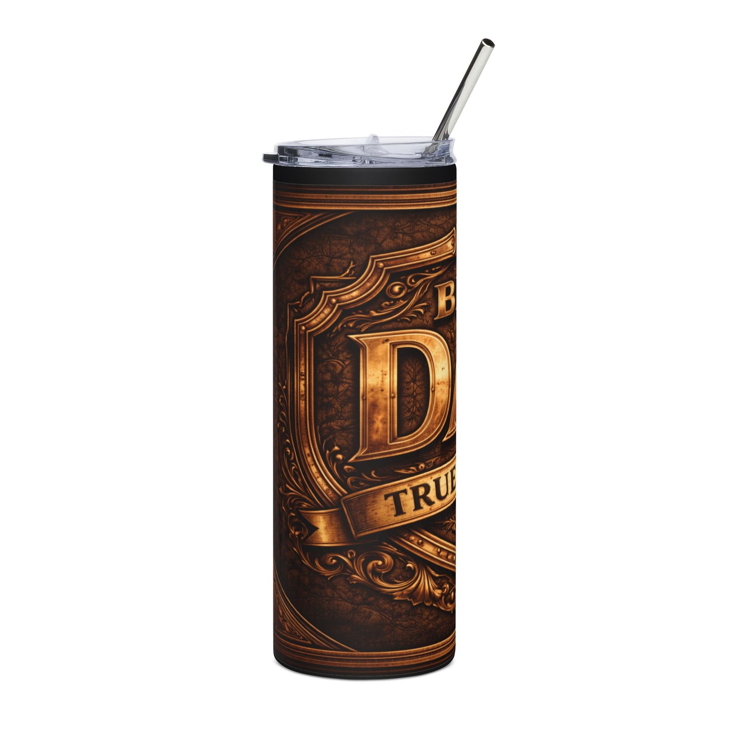 Best Dad Stainless Steel Tumbler 20oz — "True Legend" Insulated Travel Cup