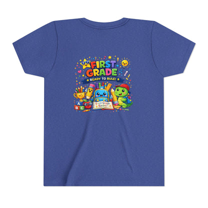 First Grade Youth T‑Shirt – "First Grade Ready to Rule" Cute Back-to-School Tee