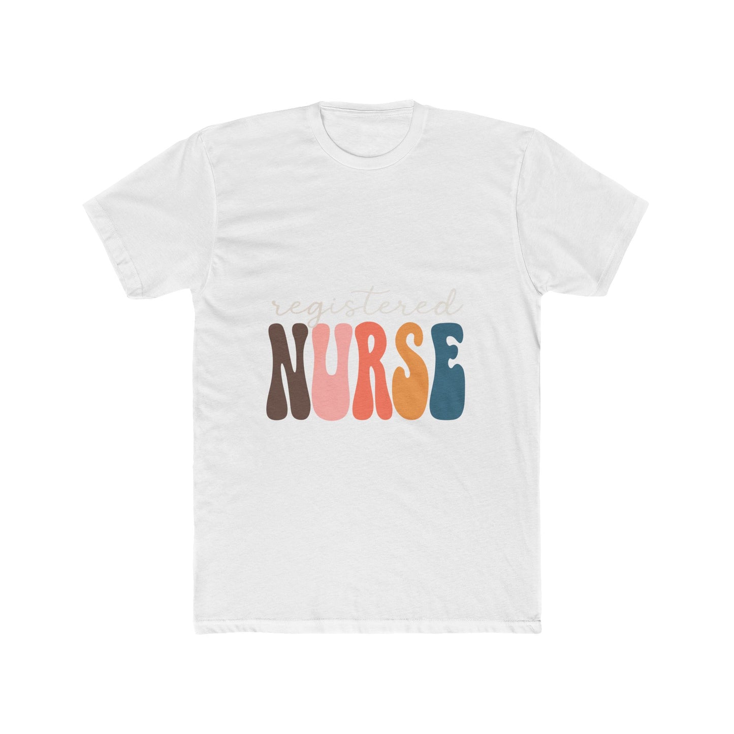 Nurse Retro Bubble Letter T-Shirt