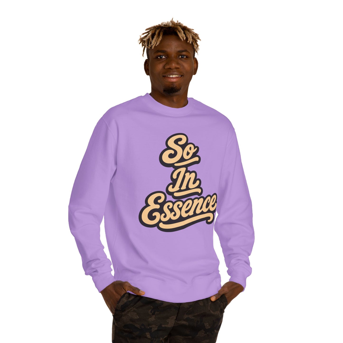 So In Essence Sweatshirt — Retro Script Crewneck Pullover