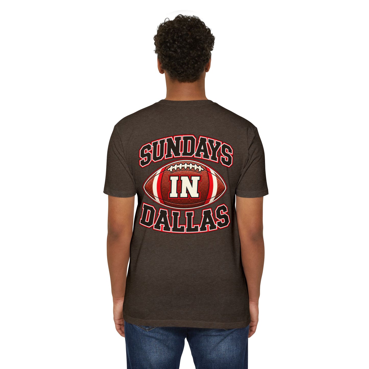 Sundays in Dallas Football T-Shirt