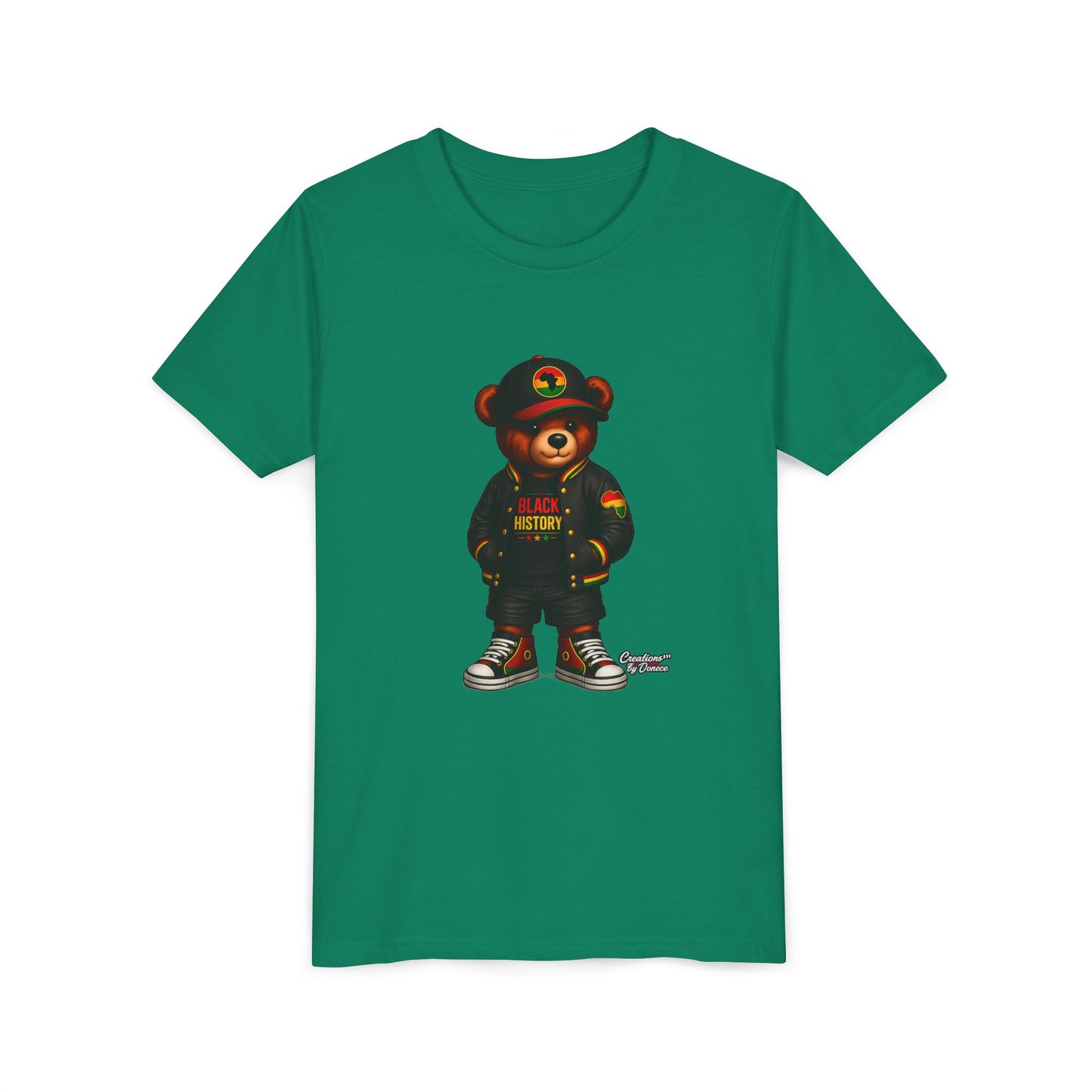 Kids 'Black History' Streetwear Bear Tee