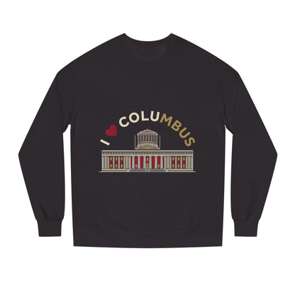Columbus Landmark Crewneck Sweatshirt — I  Columbus Statehouse Design