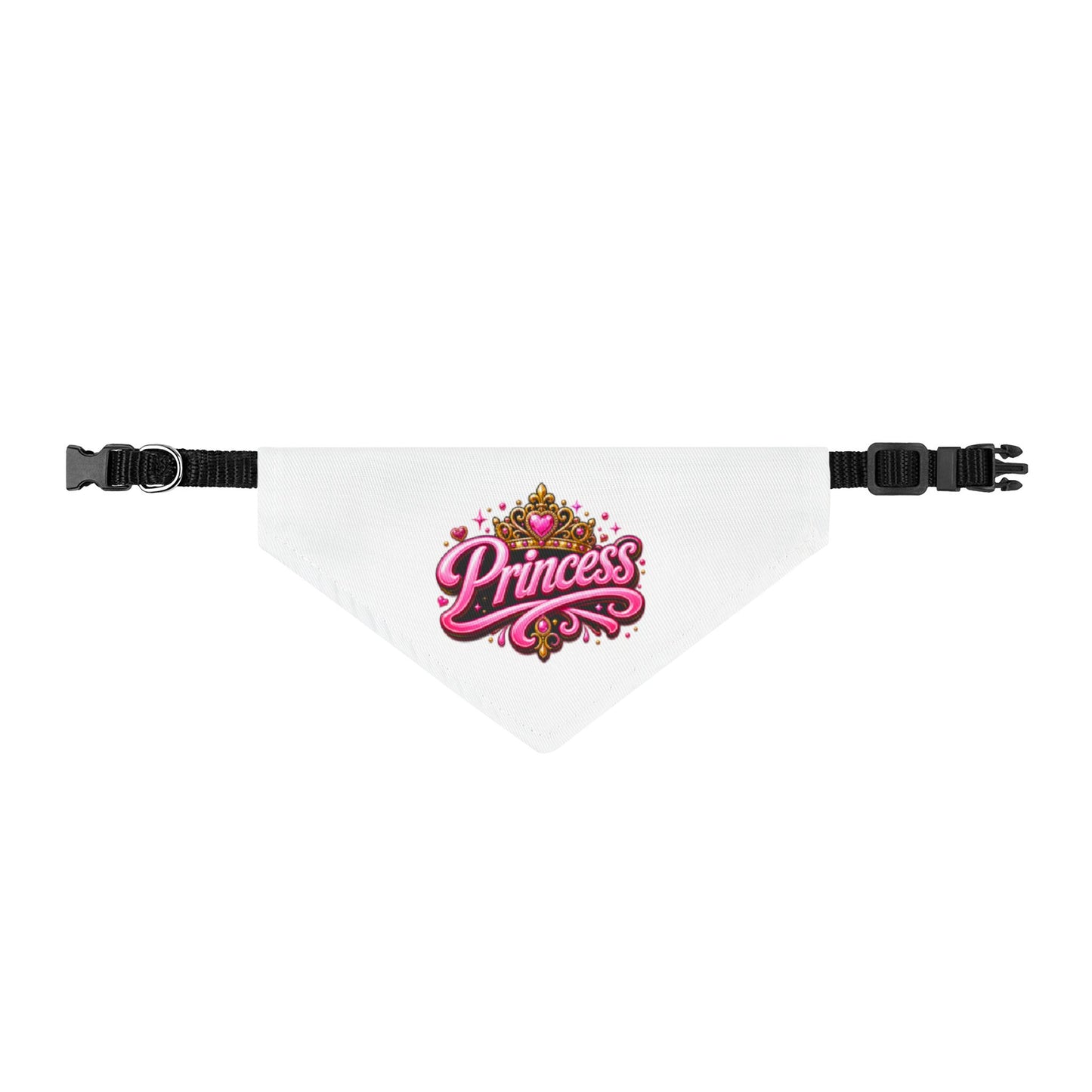 Princess Clip-On Pet Bandana — Cute Crown Dog & Cat Accessory