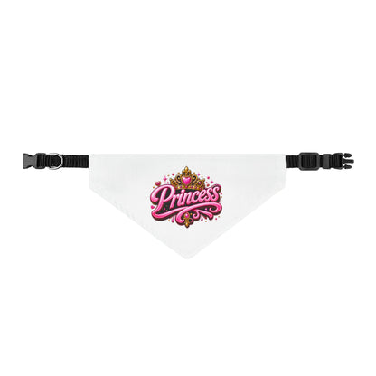 Princess Clip-On Pet Bandana — Cute Crown Dog & Cat Accessory