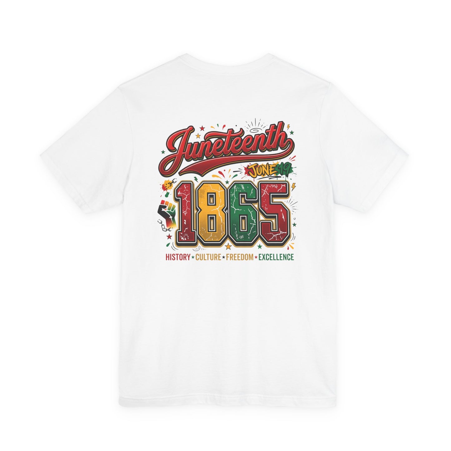 Juneteenth 1865 Celebration Tee — History • Culture • Freedom Graphic T-Shirt