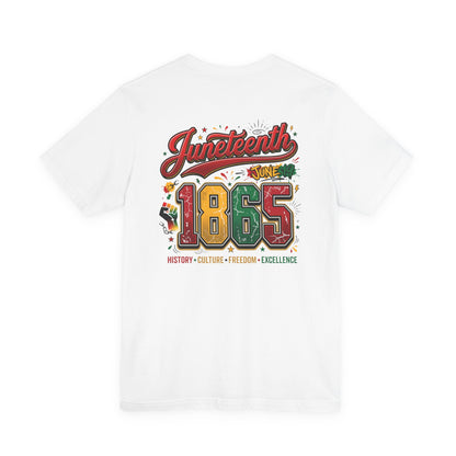 Juneteenth 1865 Celebration Tee — History • Culture • Freedom Graphic T-Shirt